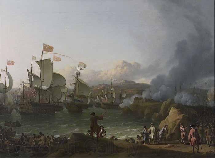 Ludolf Bakhuizen Battle of Vigo Bay Norge oil painting art